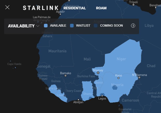 Starlink availability in West Africa.jpg